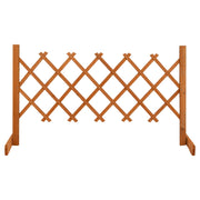 Vidaxl tuinlatwerk 120x60 cm massief vurenhout oranje - afbeelding 1