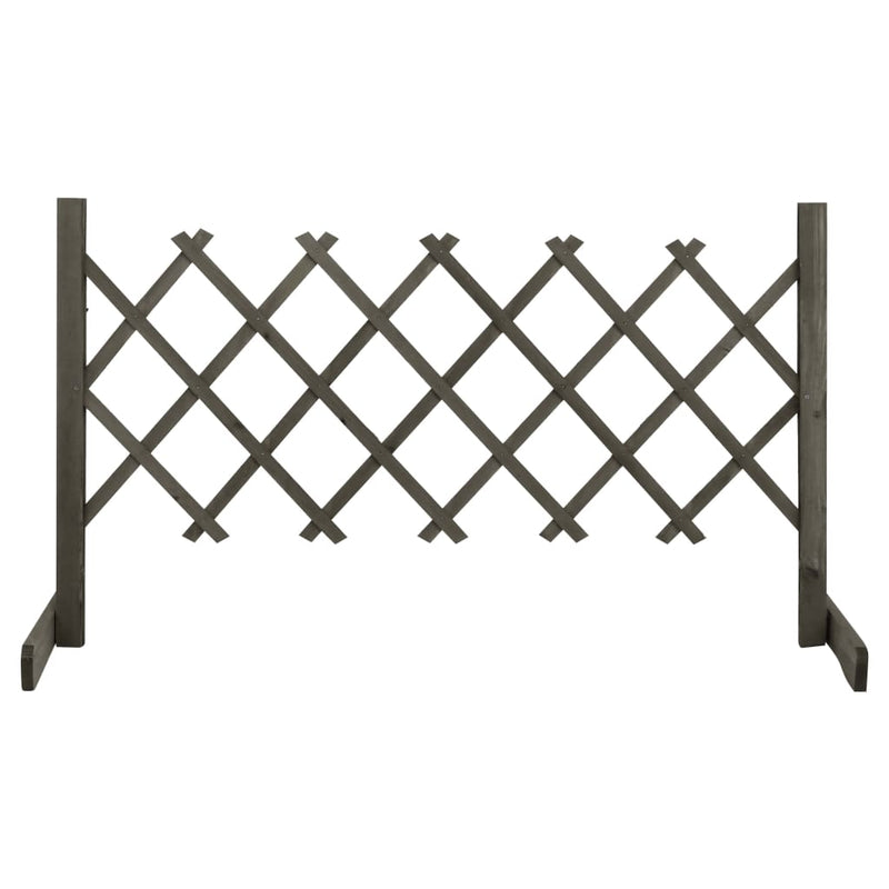 Vidaxl tuinlatwerk 120x60 cm massief vurenhout grijs