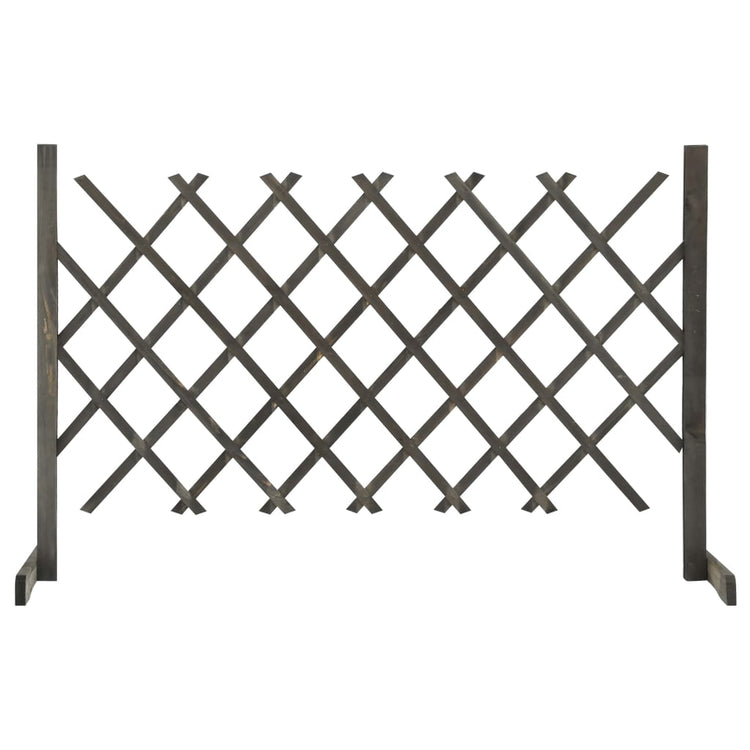 Vidaxl tuinlatwerk 120x90 cm massief vurenhout grijs