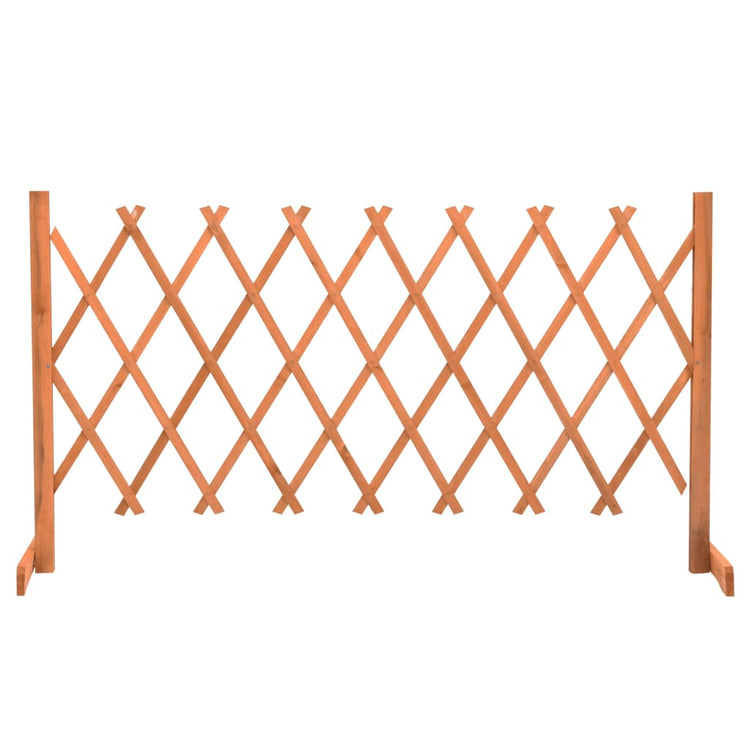 Vidaxl tuinlatwerk 150x80 cm massief vurenhout oranje