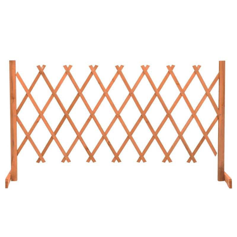 Vidaxl tuinlatwerk 150x80 cm massief vurenhout oranje