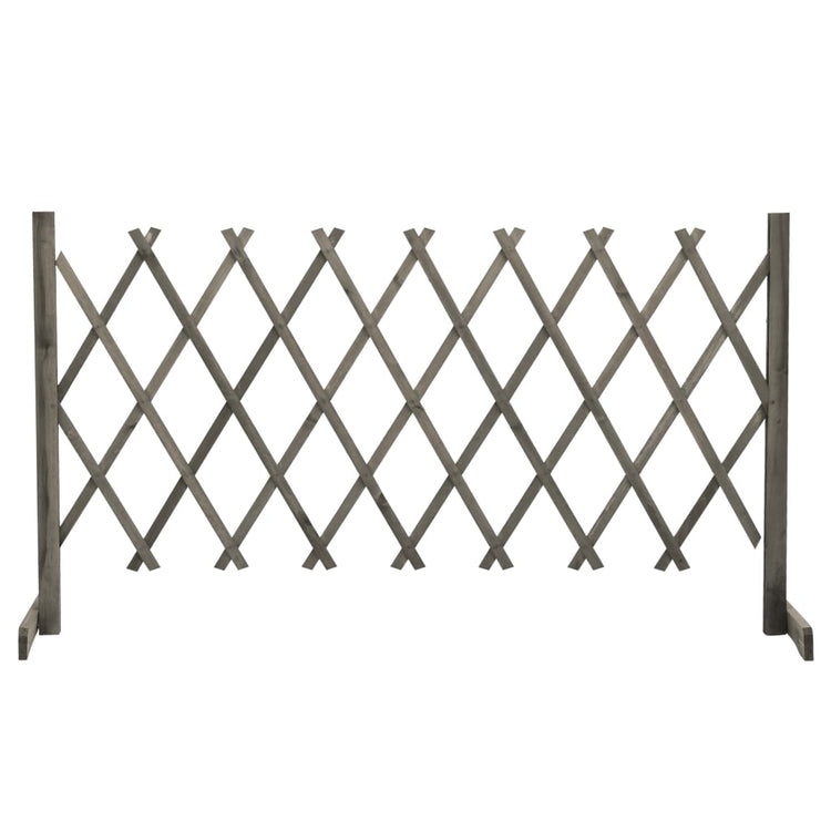 Vidaxl tuinlatwerk 150x80 cm massief vurenhout grijs