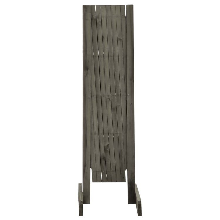 Vidaxl tuinlatwerk 150x80 cm massief vurenhout grijs