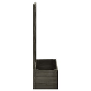 Vidaxl latwerkplantenbak 50x25x90 cm massief vurenhout grijs - afbeelding 3