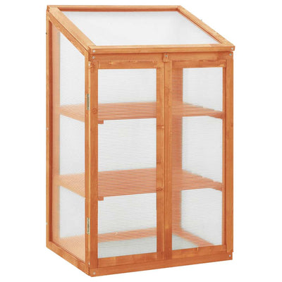 Vidaxl broeikas 60x45x100 cm vurenhout