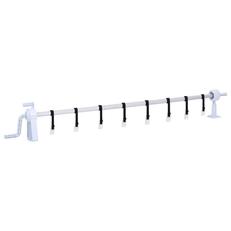 Vidaxl zwembadhoesroller met kunststof frame