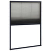 Vidaxl raamhor plissé 80x120 cm aluminium antracietkleurig