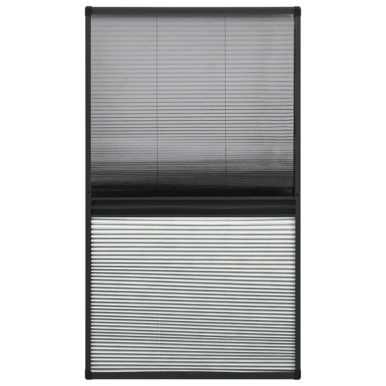 Vidaxl raamhor plissé met verduistering 80x160 cm aluminium