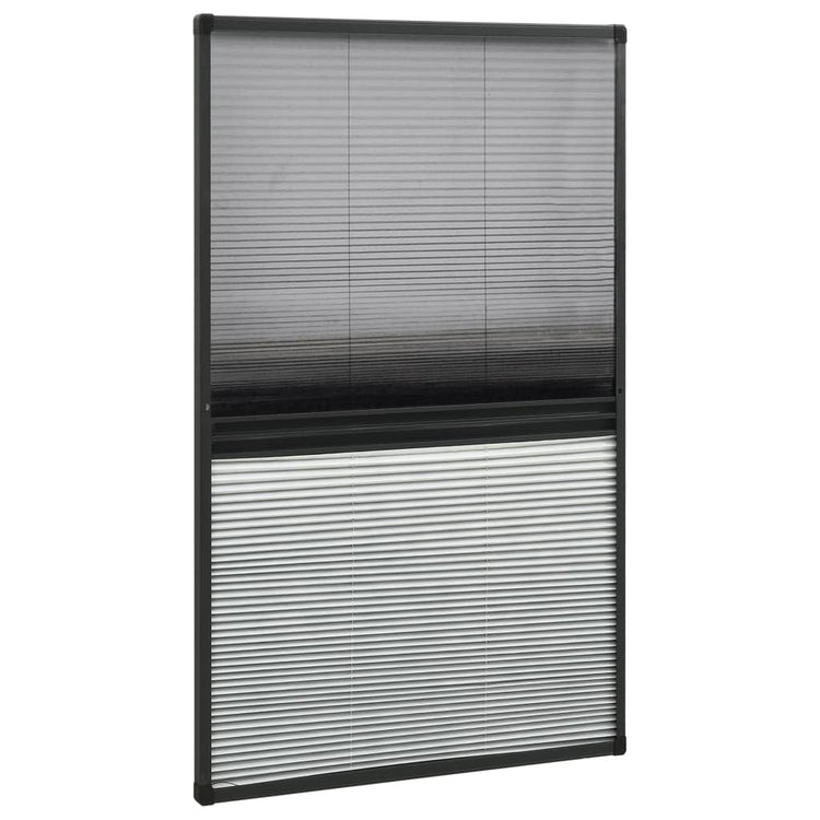 Vidaxl raamhor plissé met verduistering 80x160 cm aluminium