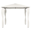 Vidaxl prieel met paalhoezen 160 g m² 3x3x2,6 m crèmekleurig