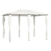 Vidaxl prieel met paalhoezen 160 g m² 3x4x2,6 m crèmekleurig