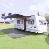 Vidaxl tenttapijt 250x600 cm lichtgrijs - afbeelding 1
