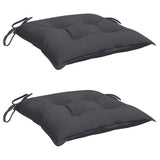 Vidaxl stoelkussens 2 st 40x40x7 cm oxford stof antracietkleurig - afbeelding 3