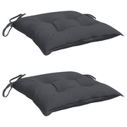 Vidaxl stoelkussens 2 st 40x40x7 cm oxford stof antracietkleurig - afbeelding 3