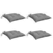Vidaxl stoelkussens 4 st 40x40x7 cm oxford stof grijs - afbeelding 3