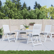 Vidaxl stoelkussens 4 st 40x40x7 cm oxford stof grijs - afbeelding 1