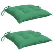 Vidaxl stoelkussens 2 st 40x40x7 cm oxford stof groen - afbeelding 3