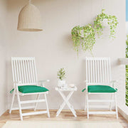 Vidaxl stoelkussens 2 st 40x40x7 cm oxford stof groen - afbeelding 1