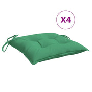 Vidaxl stoelkussens 4 st 40x40x7 cm oxford stof groen - afbeelding 2