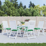 Vidaxl stoelkussens 6 st 40x40x7 cm oxford stof groen - afbeelding 1