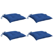 Vidaxl stoelkussens 4 st 40x40x7 cm oxford stof blauw - afbeelding 3