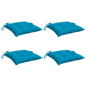 VidaXL Stoelkussens 4 st 50x50x7 cm oxford stof lichtblauw - afbeelding 3
