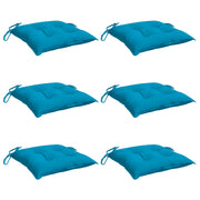 VidaXL Stoelkussens 6 st 50x50x7 cm oxford stof lichtblauw - afbeelding 3