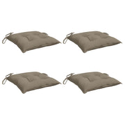 Vidaxl stoelkussens 4 st 50x50x7 cm oxford stof taupe - afbeelding 3