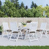 Vidaxl stoelkussens 6 st 50x50x7 cm oxford stof taupe