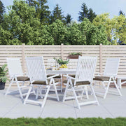 Vidaxl stoelkussens 6 st 50x50x7 cm oxford stof taupe - afbeelding 1
