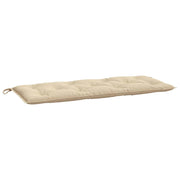 Vidaxl tuinbankkussen 120x50x7 cm oxford stof beige - afbeelding 2