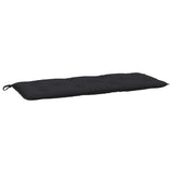 Vidaxl tuinbankkussen 120x50x7 cm oxford stof zwart - afbeelding 2