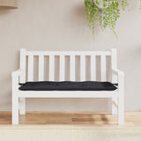 Vidaxl tuinbankkussen 120x50x7 cm oxford stof zwart - afbeelding 1