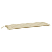 Vidaxl tuinbankkussen 150x50x7 cm oxford stof beige - afbeelding 2