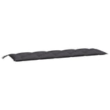 Vidaxl tuinbankkussen 180x50x7 cm oxford stof antracietkleurig - afbeelding 2