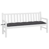 Vidaxl tuinbankkussen 180x50x7 cm oxford stof antracietkleurig - afbeelding 3