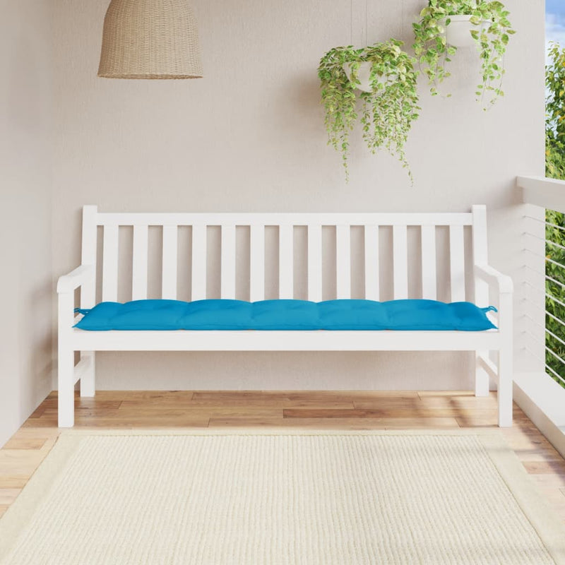 Vidaxl tuinbankkussen 180x50x7 cm oxford stof lichtblauw