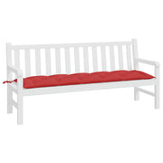 Vidaxl tuinbankkussen 180x50x7 cm oxford stof rood - afbeelding 3