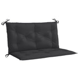 Vidaxl tuinbankkussen 100x(50+50)x7 cm oxford stof zwart - afbeelding 2