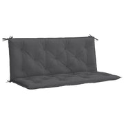 Vidaxl tuinbankkussen 120x(50+50)x7 cm oxford stof antracietkleurig - afbeelding 2