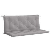 Vidaxl tuinbankkussen 120x(50+50)x7 cm oxford stof grijs - afbeelding 2