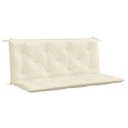Vidaxl tuinbankkussen 120x(50+50)x7 cm oxford stof crèmewit - afbeelding 2