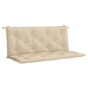 Vidaxl tuinbankkussen 120x(50+50)x7 cm oxford stof beige - afbeelding 2