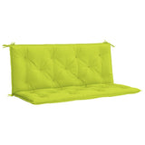 Vidaxl tuinbankkussen 120x(50+50)x7 cm oxford stof felgroen - afbeelding 2