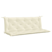Vidaxl tuinbankkussen 150x(50+50)x7 cm oxford stof crèmewit - afbeelding 2
