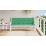 Vidaxl tuinbankkussen 150x(50+50)x7 cm oxford stof groen - afbeelding 3