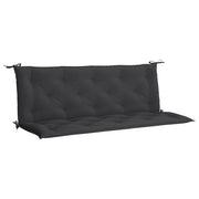 Vidaxl tuinbankkussen 150x(50+50)x7 cm oxford stof zwart - afbeelding 2