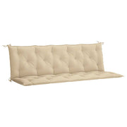 Vidaxl tuinbankkussen 180x(50+50)x7 cm oxford stof beige - afbeelding 2