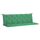 Vidaxl tuinbankkussen 180x(50+50)x7 cm oxford stof groen - afbeelding 2