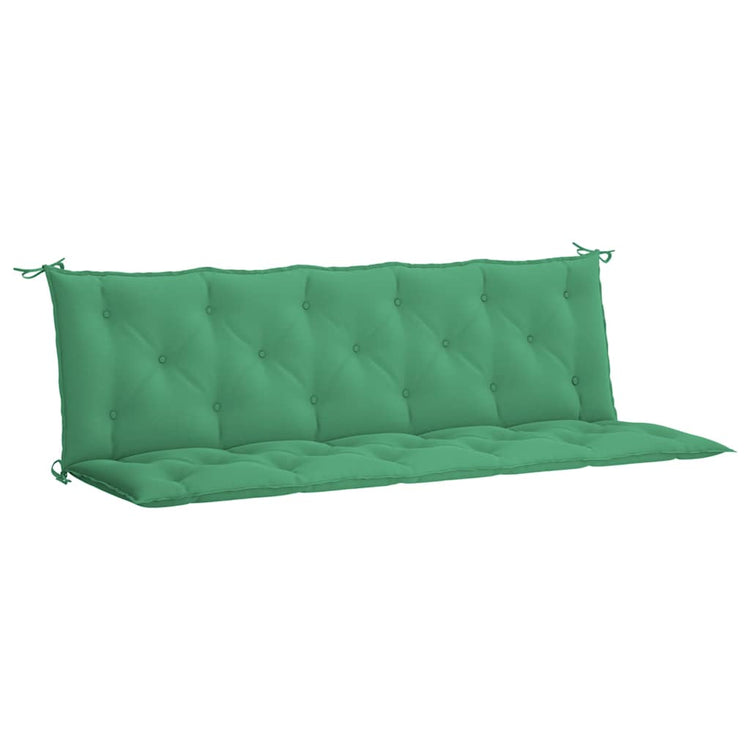 Vidaxl tuinbankkussen 180x(50+50)x7 cm oxford stof groen